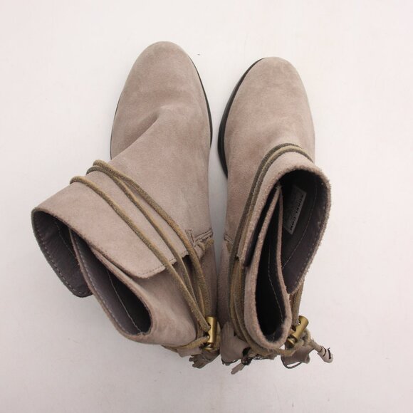 Sorel Farah Ankle Boot Women's Size 11 Kettle Ankle Suede Heeled NL2682-005 Grey - Picture 6 of 10